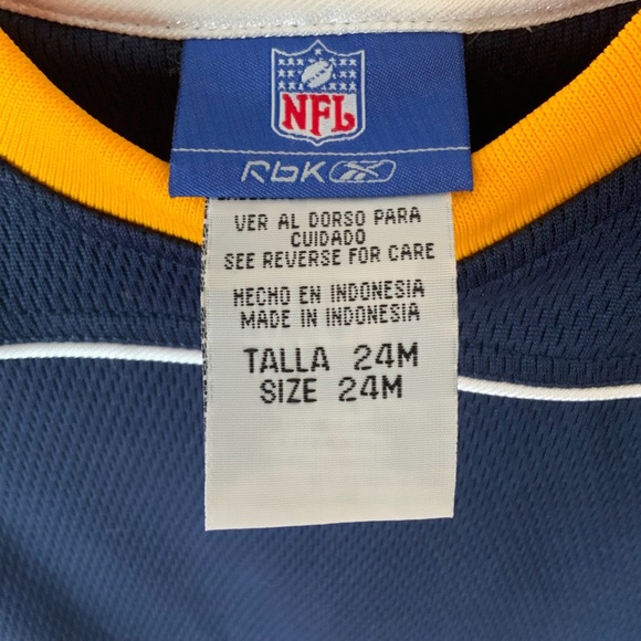 Los Angeles/San Diego Chargers 24 Month Navy Blue Baby Onesie - Picture 3 of 5